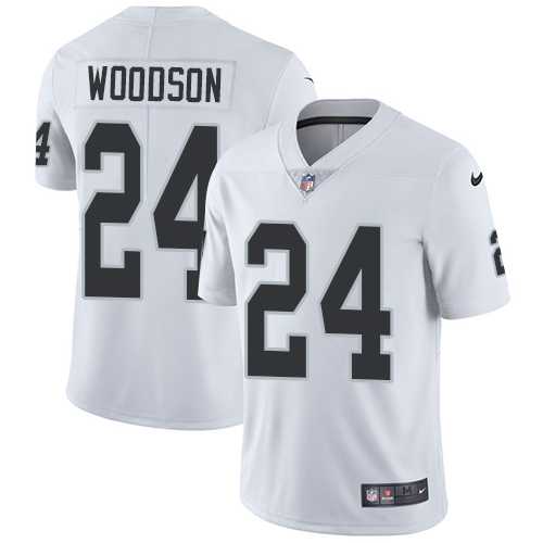 Nike Oakland Raiders #24 Charles Woodson White NFL Vapor Untouchable Limited Jersey,We sell and wholesale Nike Oakland Raiders #24 Charles Woodson White NFL Vapor Untouchable Limited Jersey on line form chian!